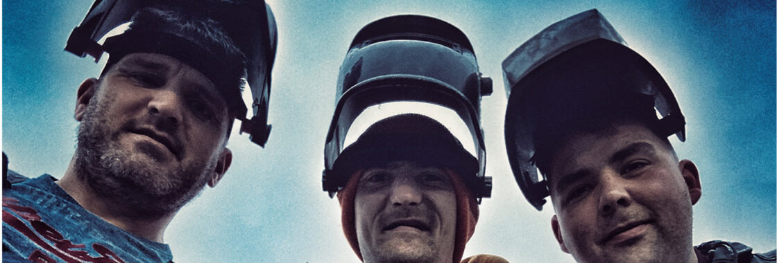 Peat & Diesel looking to camera